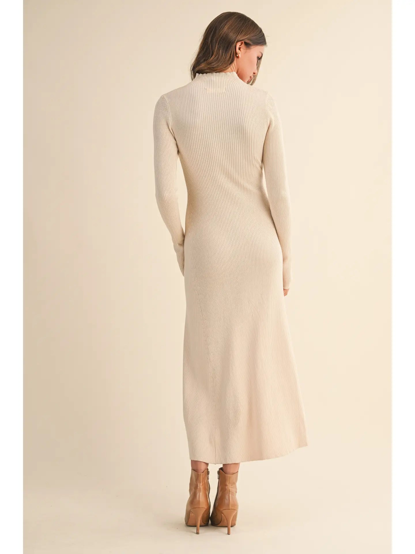 Mari Mock Neck Dress