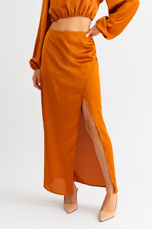 Satin Maxi Skirt