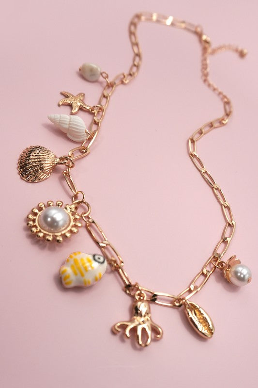 Fishermen Charm Necklace