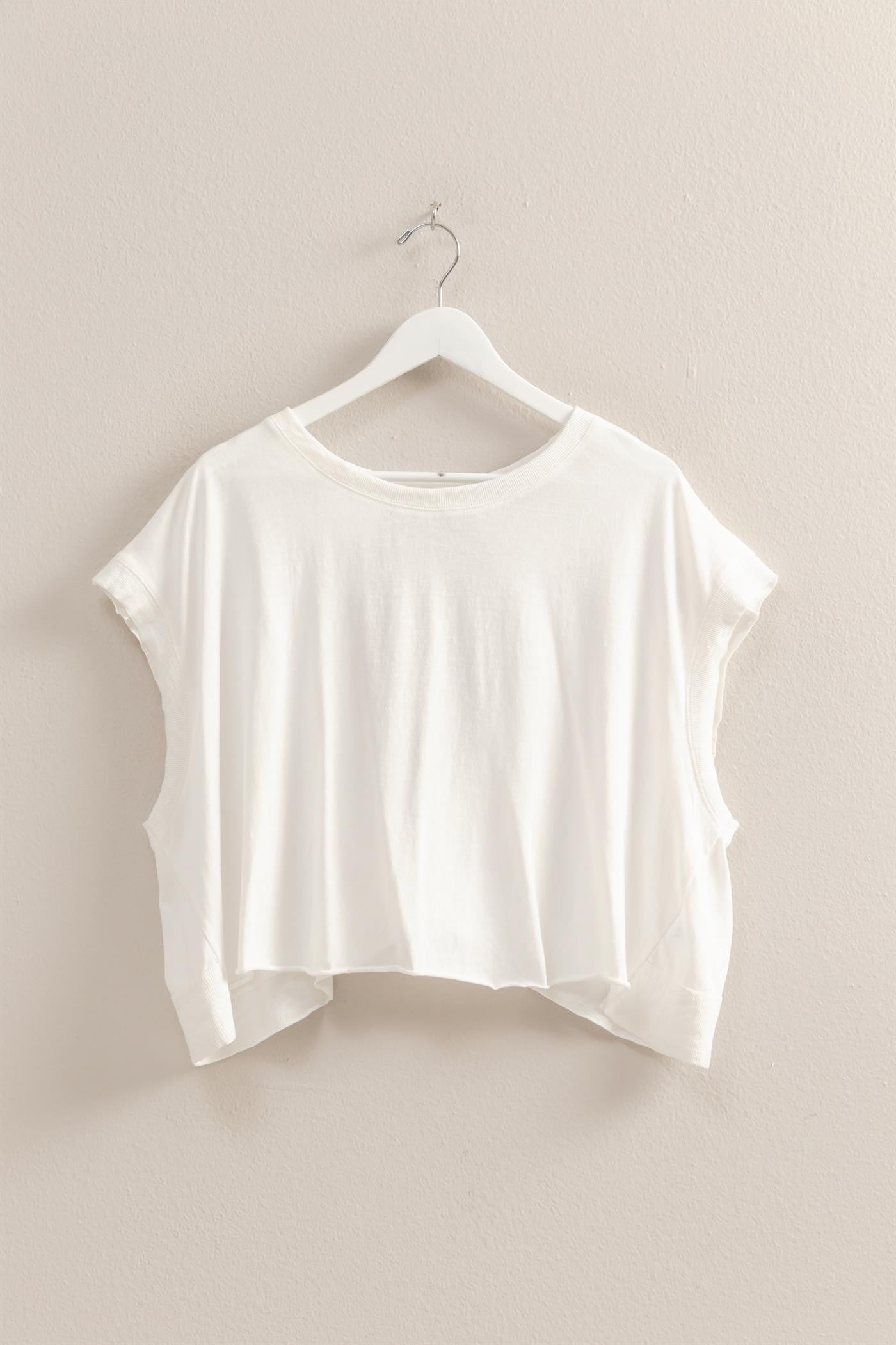 Boxy Crew Neck - Open Back