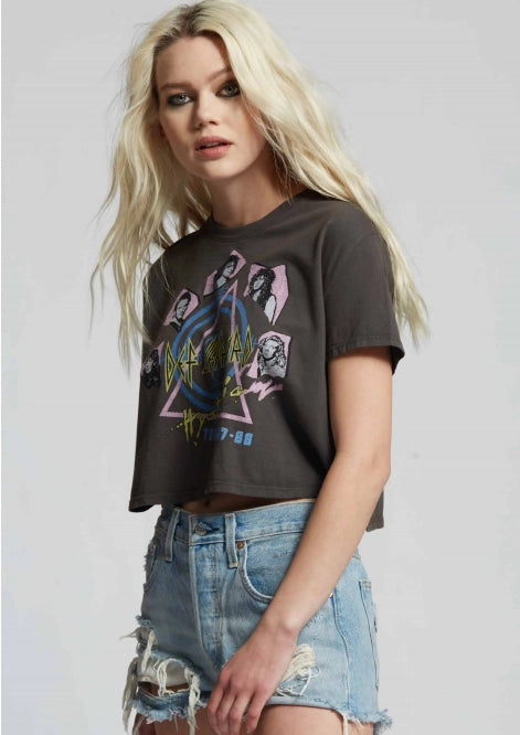 Def Leppard Tour Crop Top