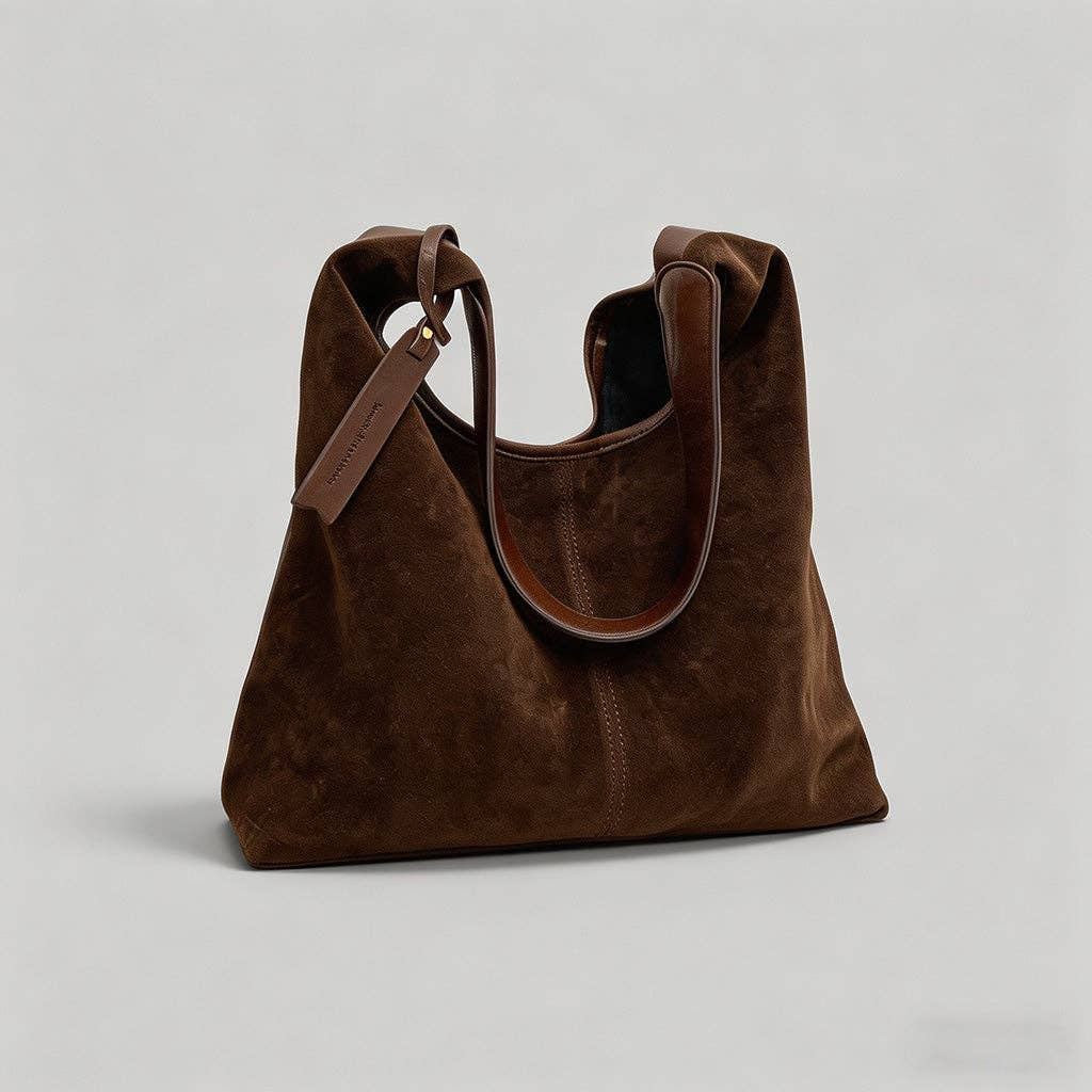 Vintage Suede Shoulder Bag