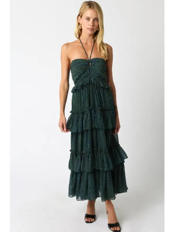 Kayden Ruffle Maxi Dress