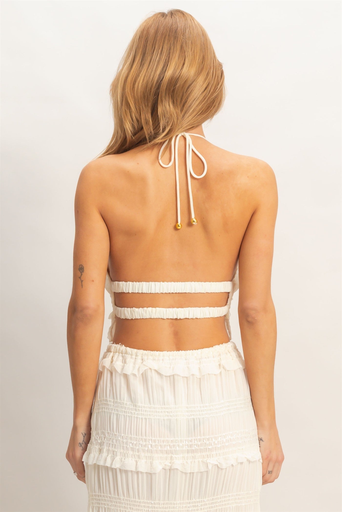 White Ruffle Maxi Set – Coastal Cowgirl Festival Outfit