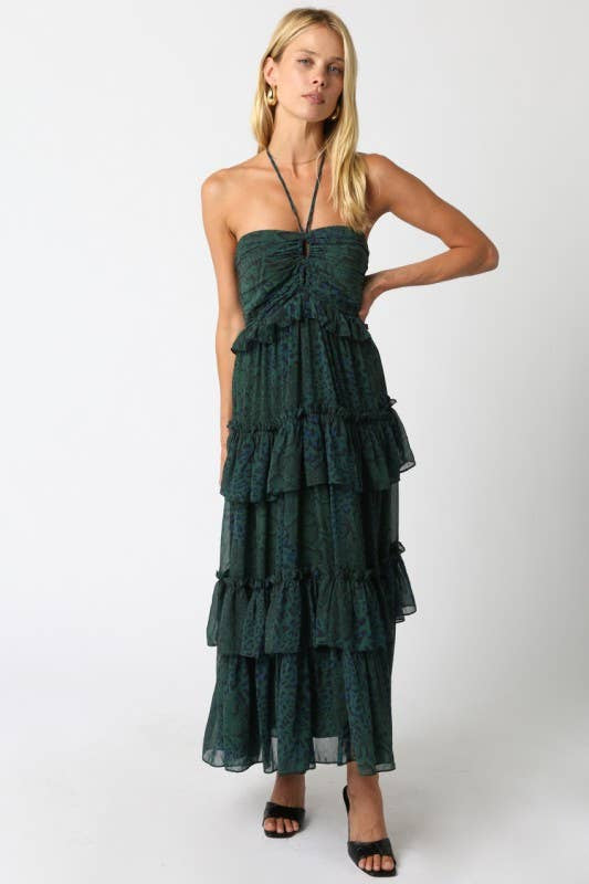 Kayden Ruffle Maxi Dress