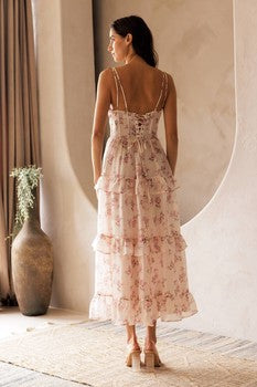 Pretty In Petals Midi Dress
