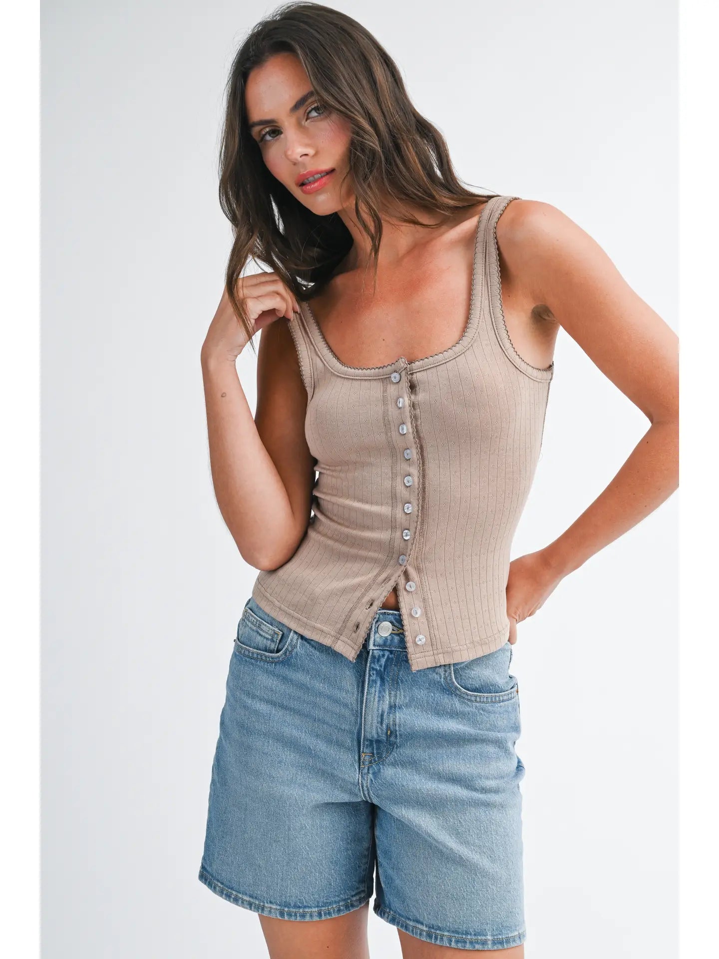 Bailey Button Up Top