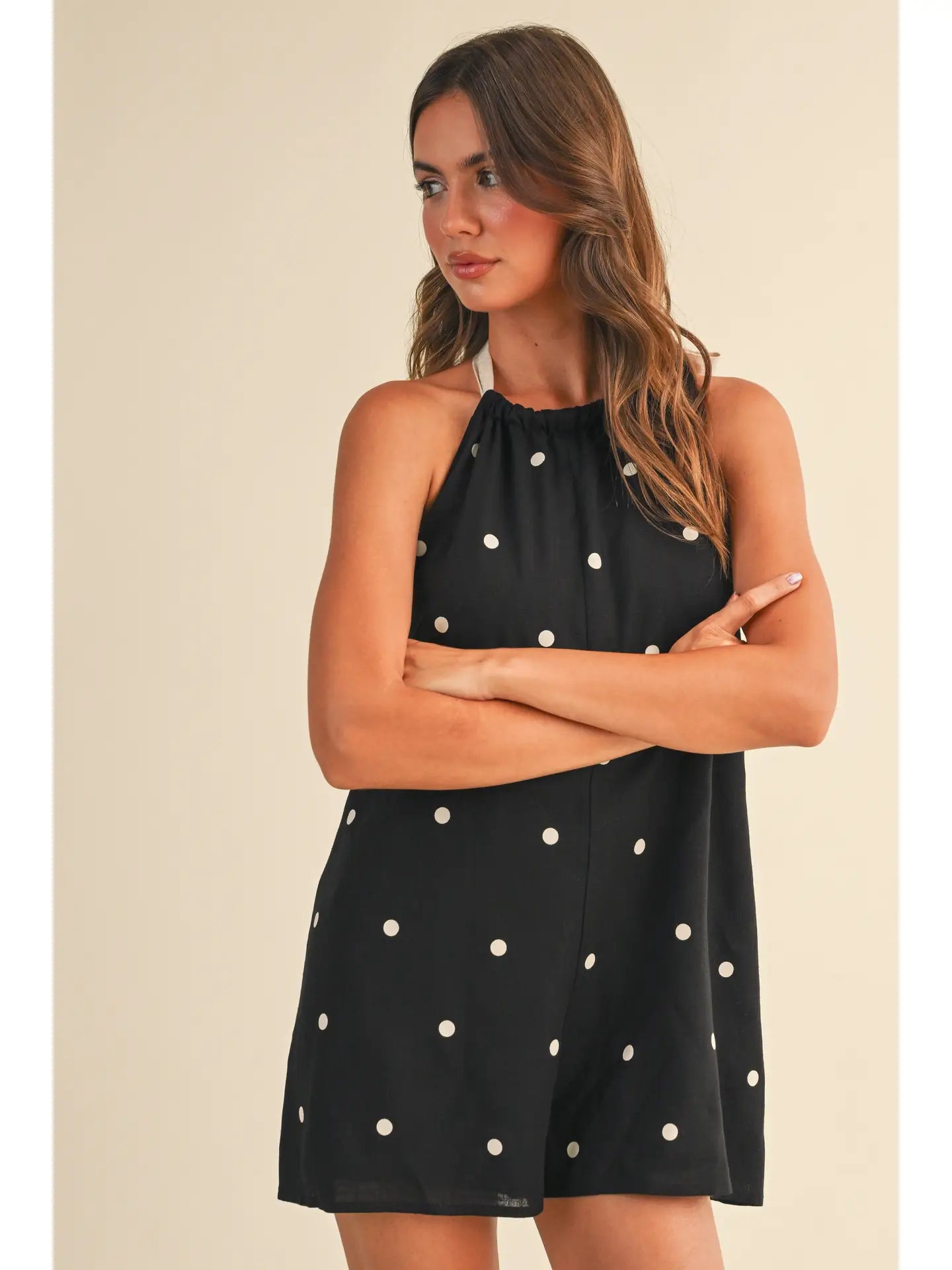Lexie Polka Dot Romper