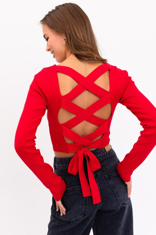 Cody Cross Back Long Sleeve