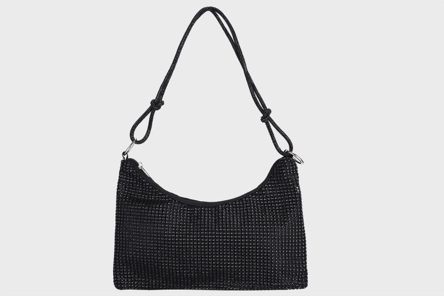Knotty & Nice rhinestone sparkle Zip Purse