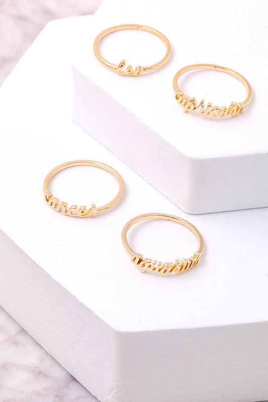 Zodiac Ring