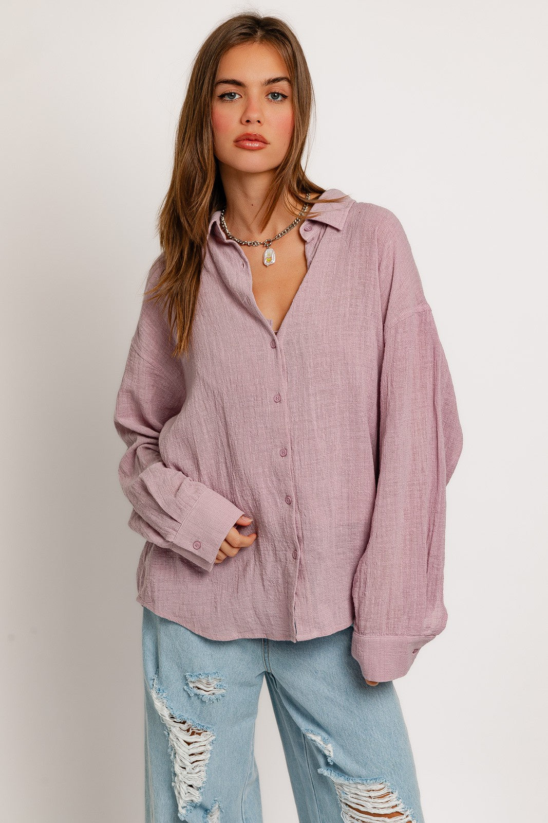 Petra Oversized Linen Shirt