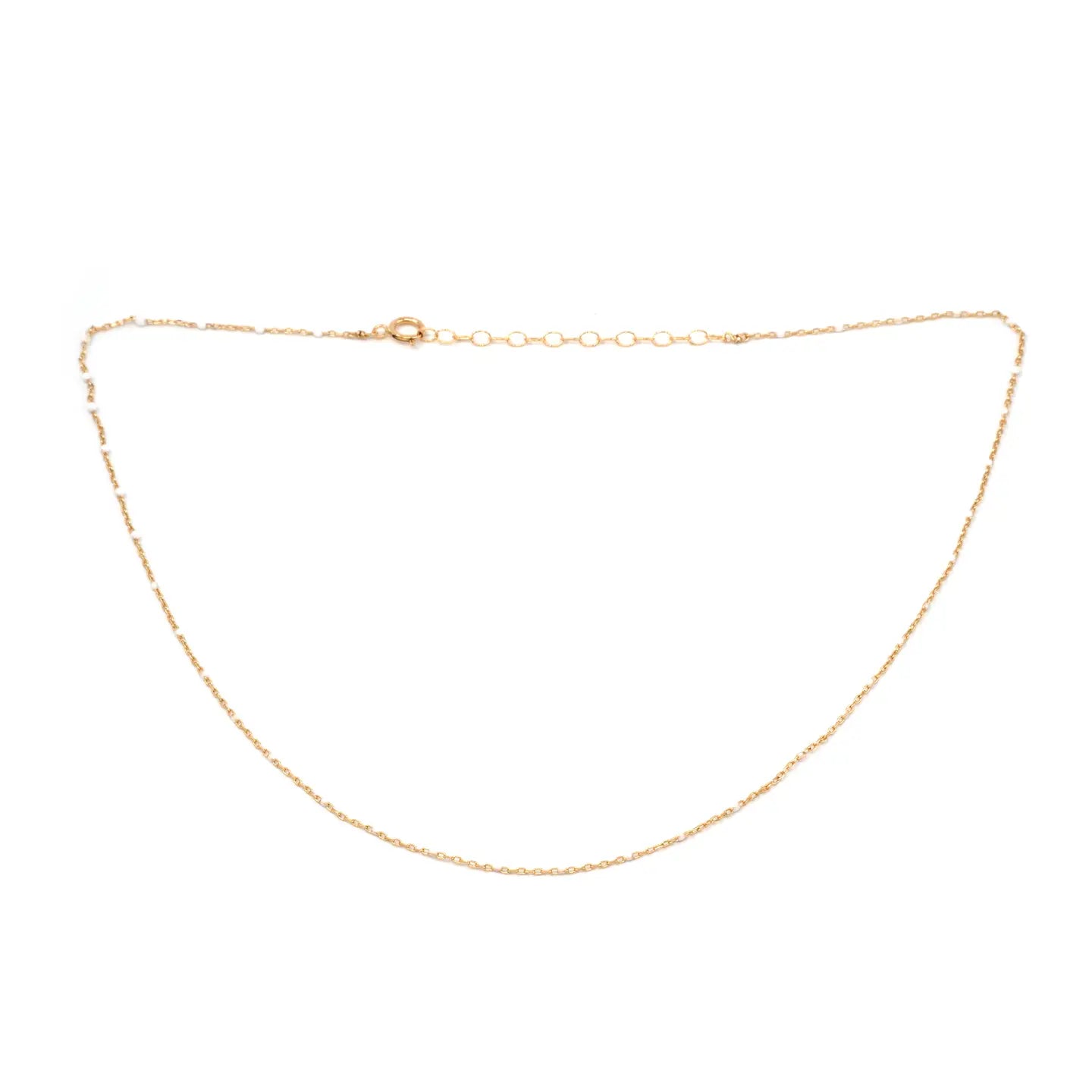 Enamel & Gold Necklace