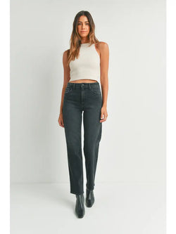 JBD Full Length Straight High Rise Jeans