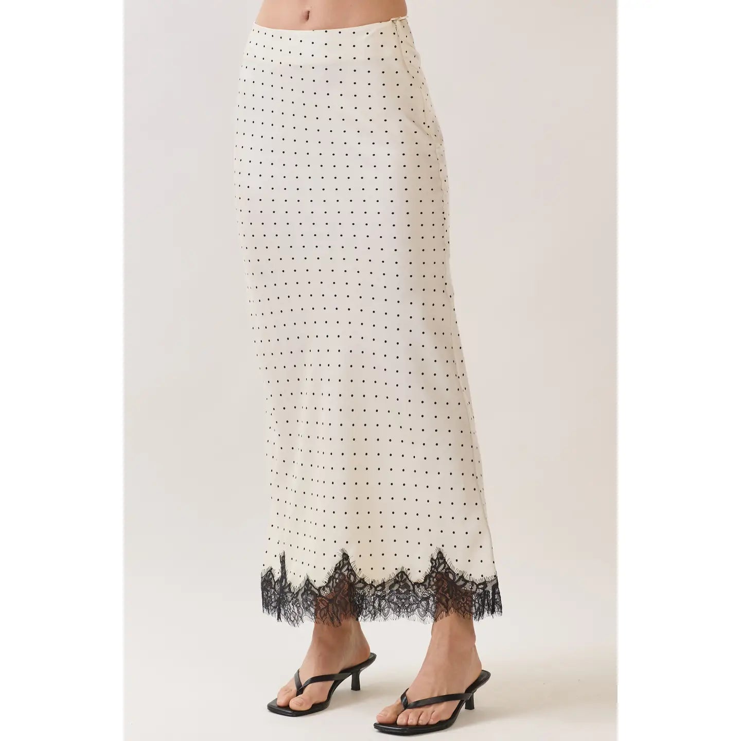 Honey Mango Polka Dot Maxi