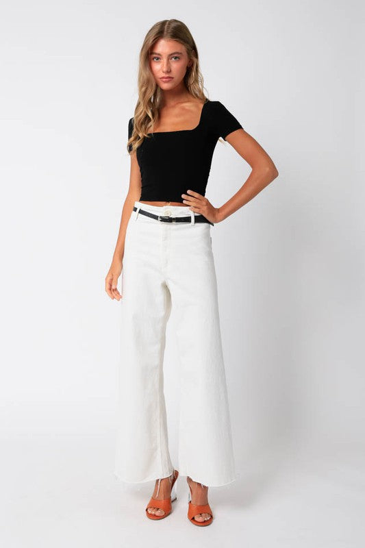 Gianna Square Neck Crop top