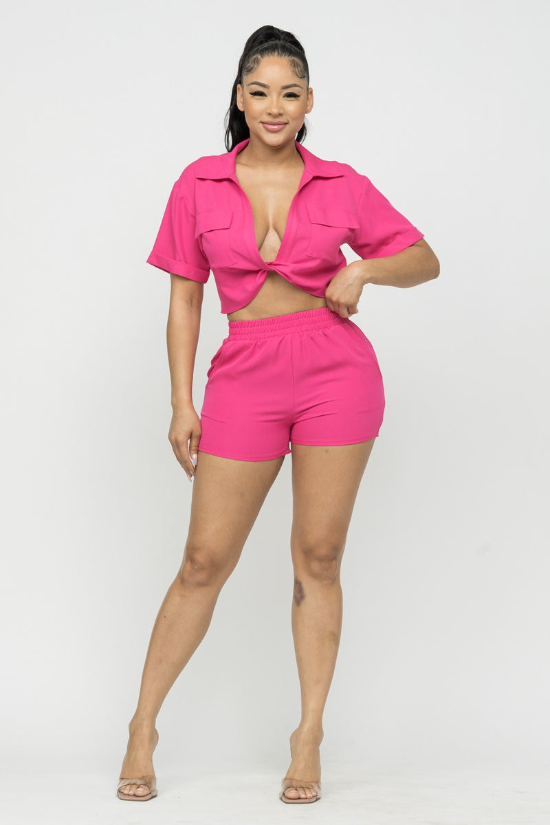 Danelle Top and Short Set