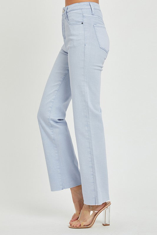 Icy Blue High Rise Jeans