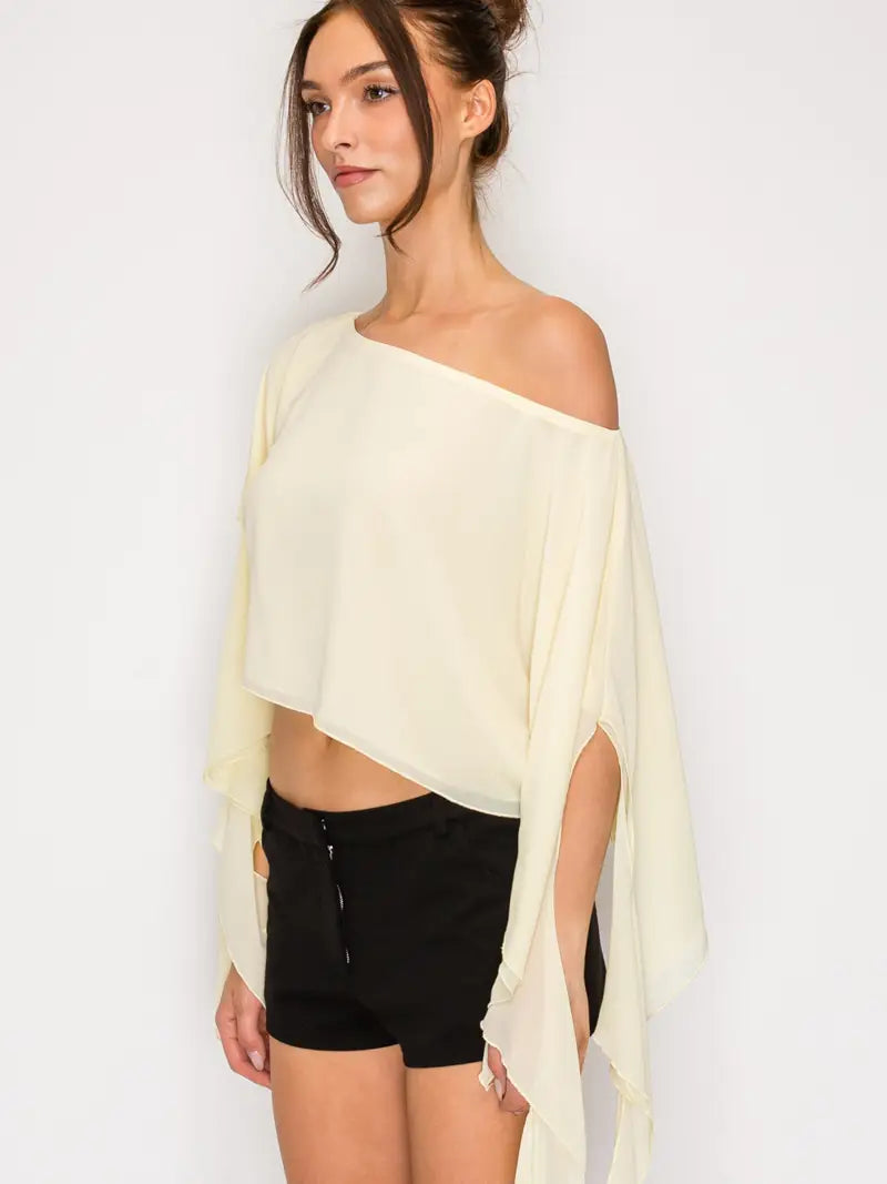 Sunshine drape top