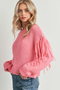Reba Fringe Sweater