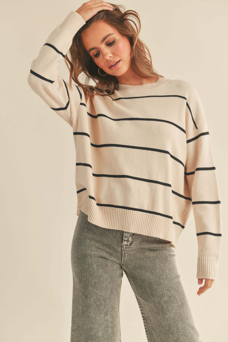 Courtney Striped pattern sweater