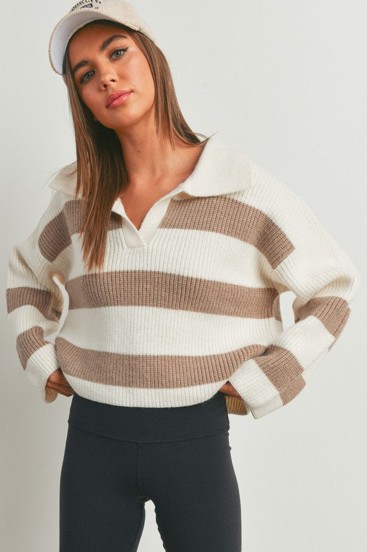 Emma Wide Collar Sweater