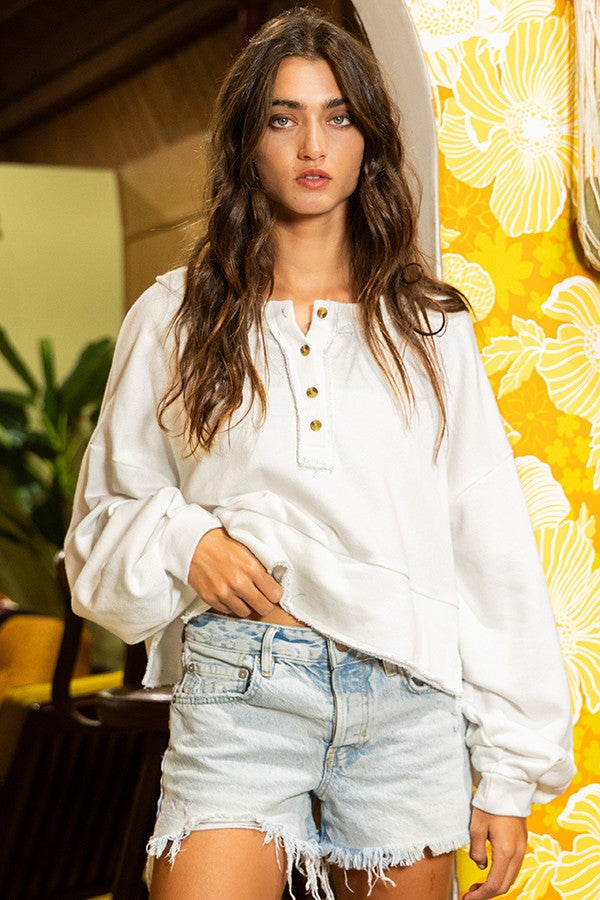 French Terry Crop Top