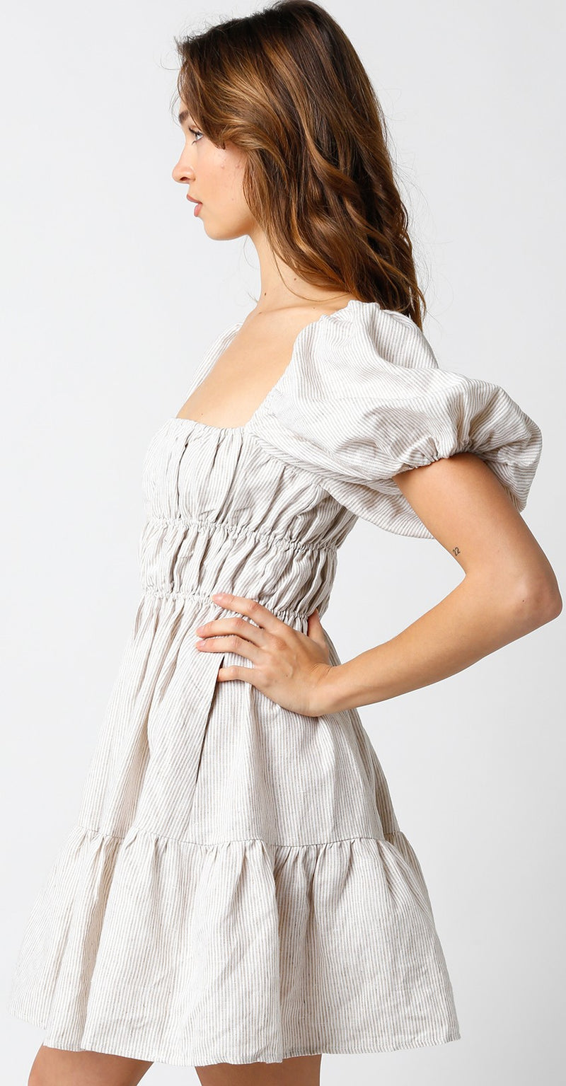 Maren Linen Short Dress