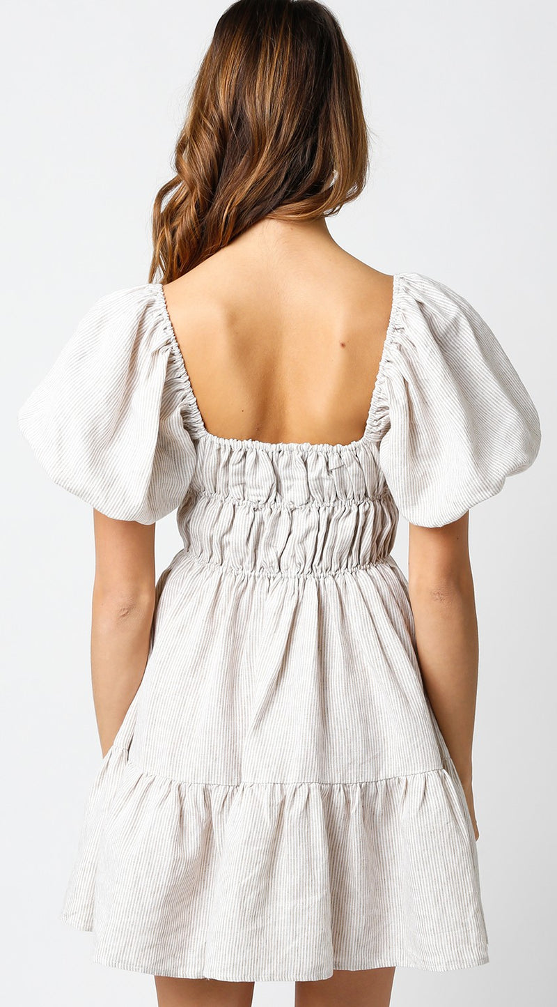 Maren Linen Short Dress