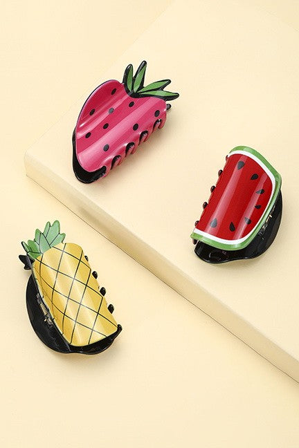 Fruit Hair Clips