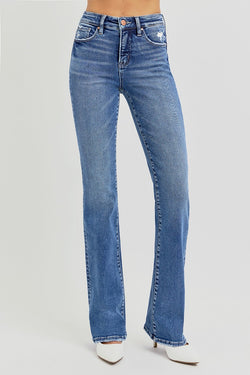 Risen TC-High Rise-Straight Jeans