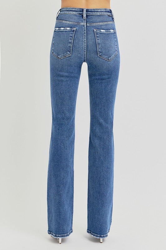 Risen TC-High Rise-Straight Jeans