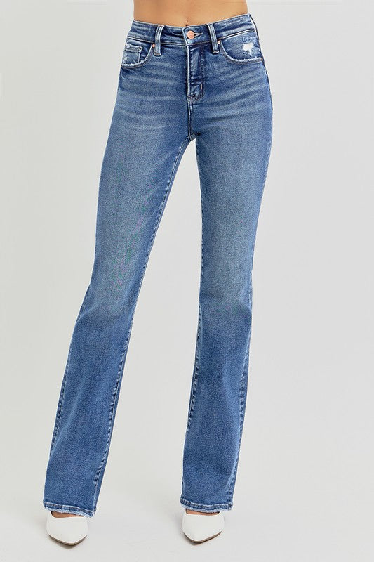 Risen TC-High Rise-Straight Jeans