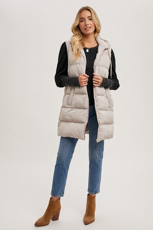 Long Puffer Vest