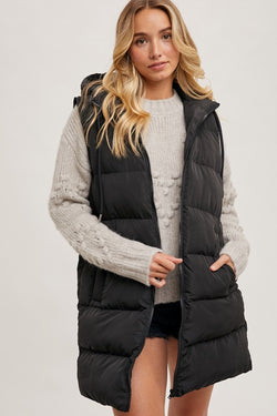 Long Puffer Vest