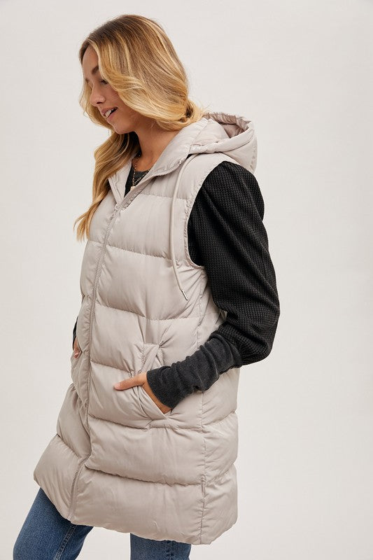 Long Puffer Vest