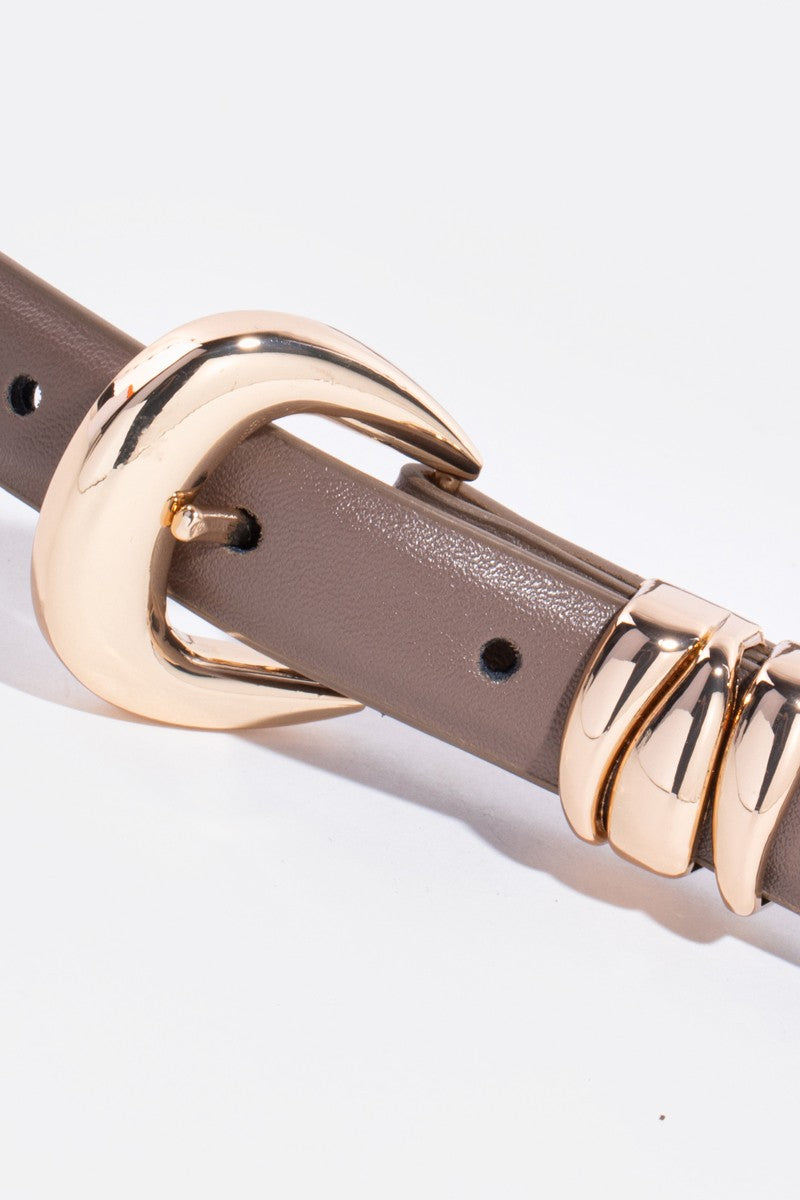 Classy leather belt