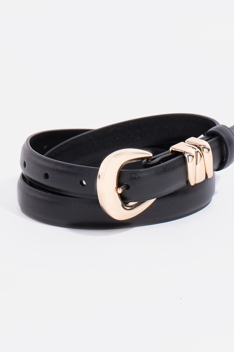 Classy leather belt