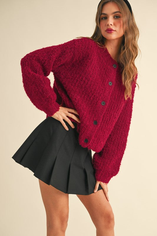 Stella Button Up Sweater Cardigan