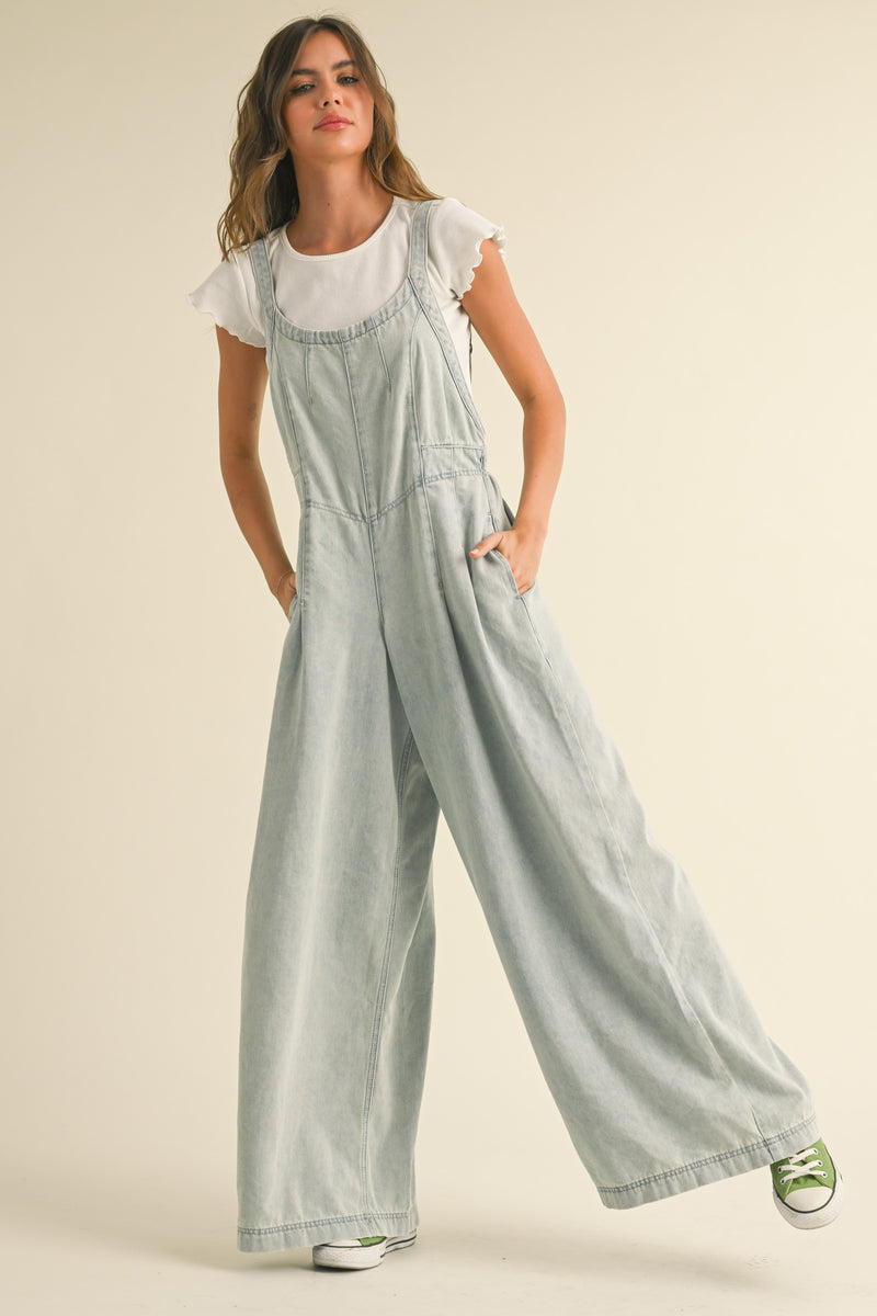 Farmer's Market Wide Leg Jumpsuit