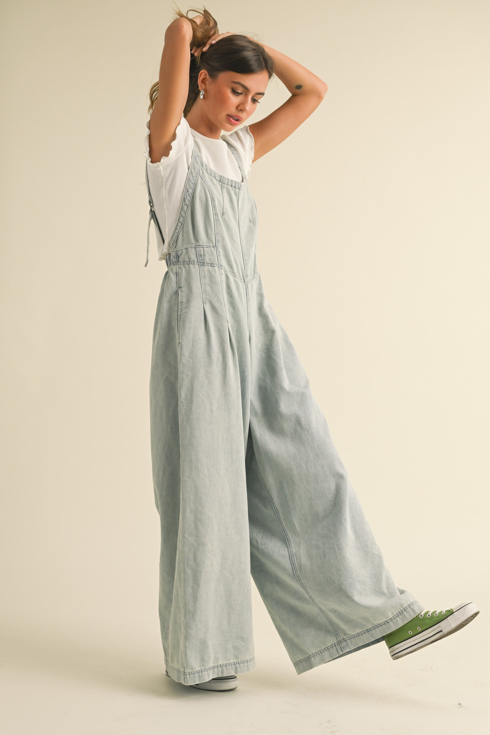 Farmer's Market Wide Leg Jumpsuit