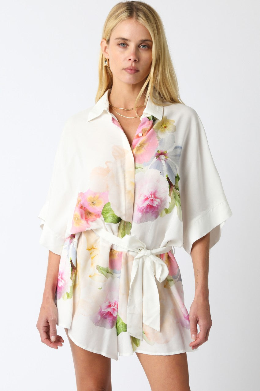 Vivian Floral Romper