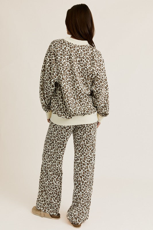 Leopard Sweat-Set