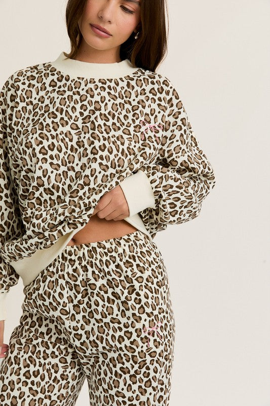 Leopard Sweat-Set