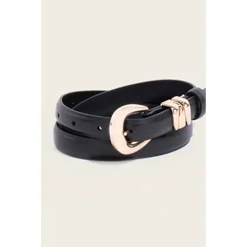 Skinny Leather Belt