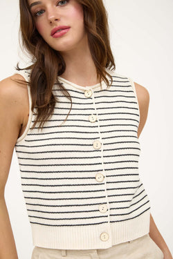 Mia Stripe Vest