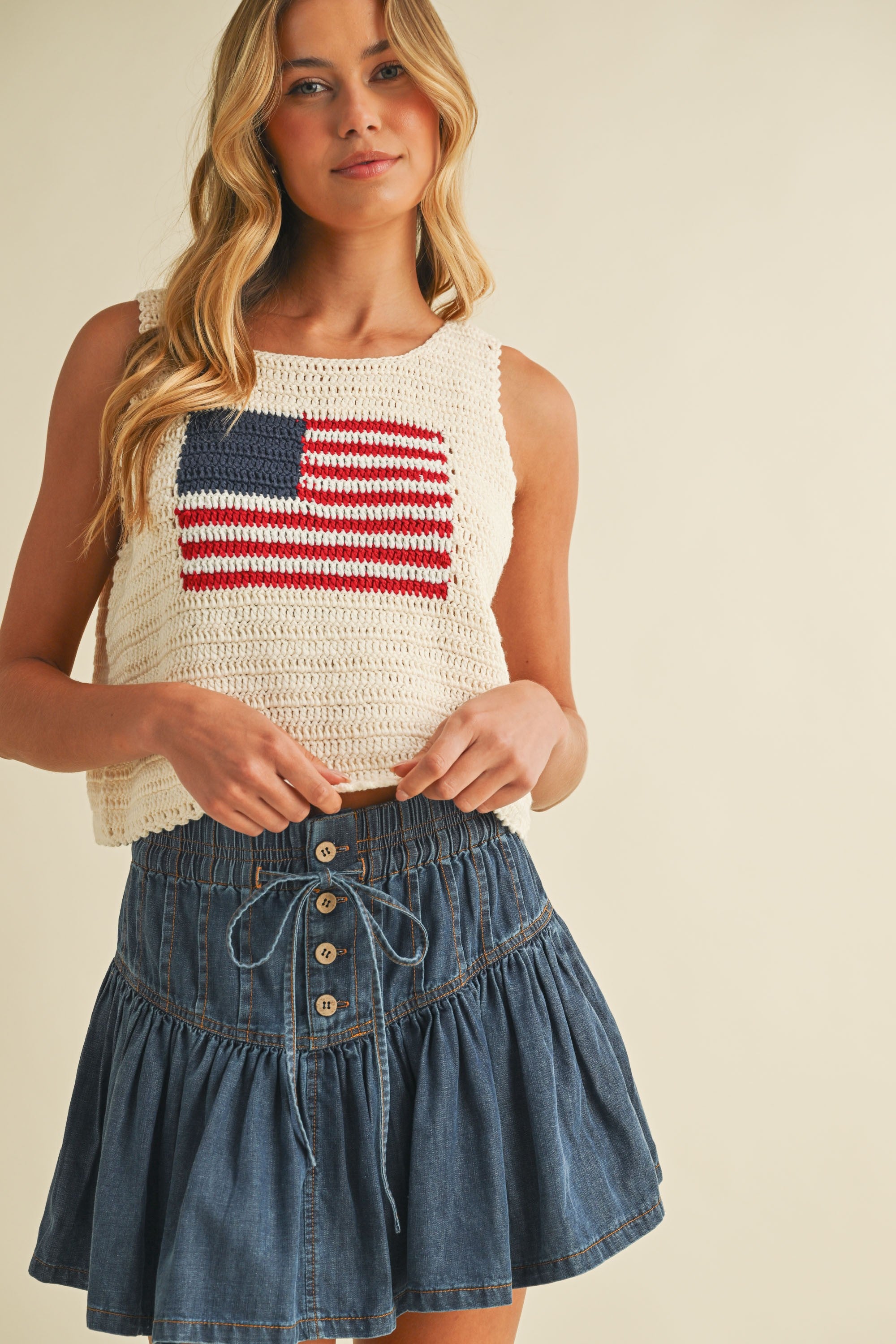 America Knit Tank