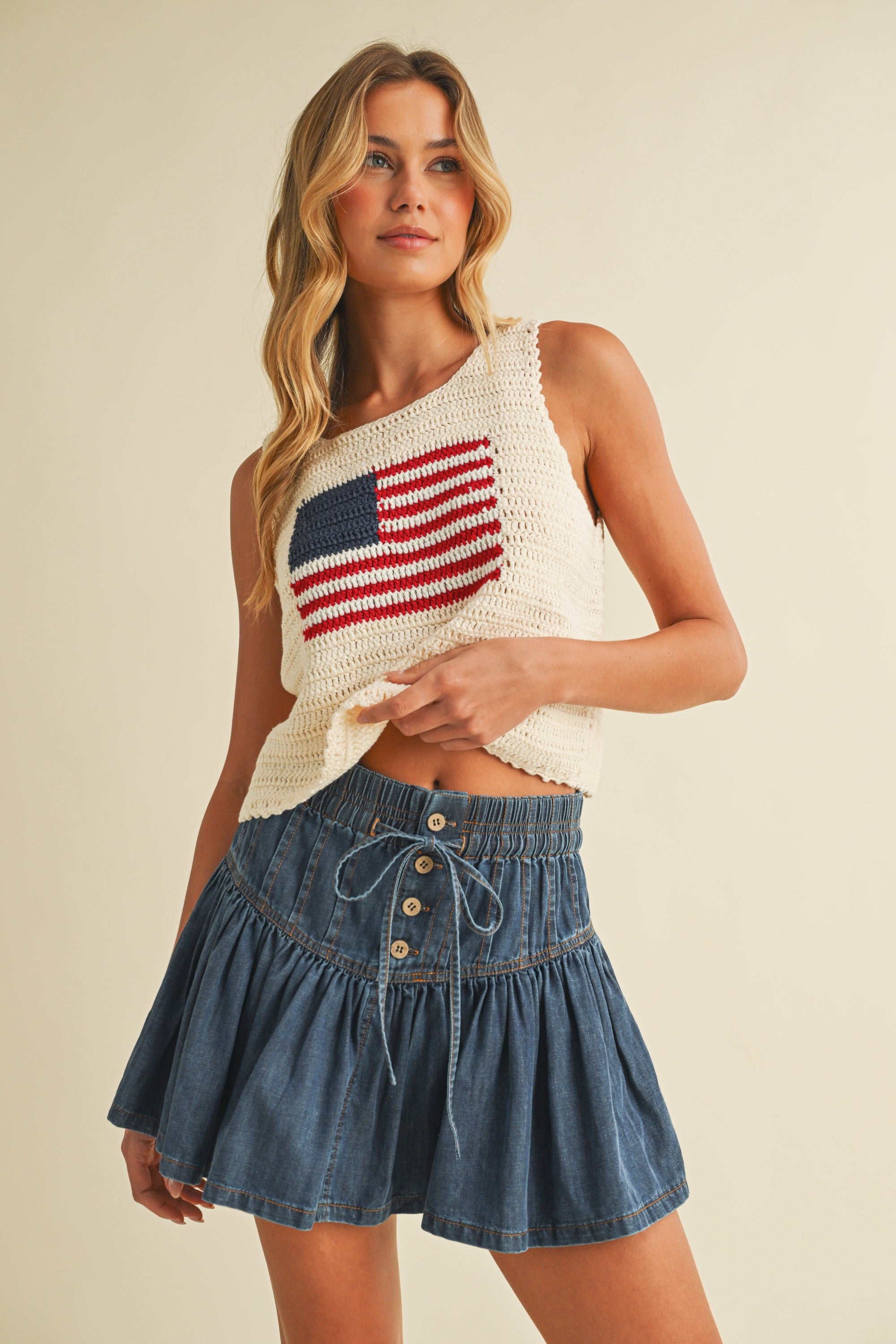 America Knit Tank