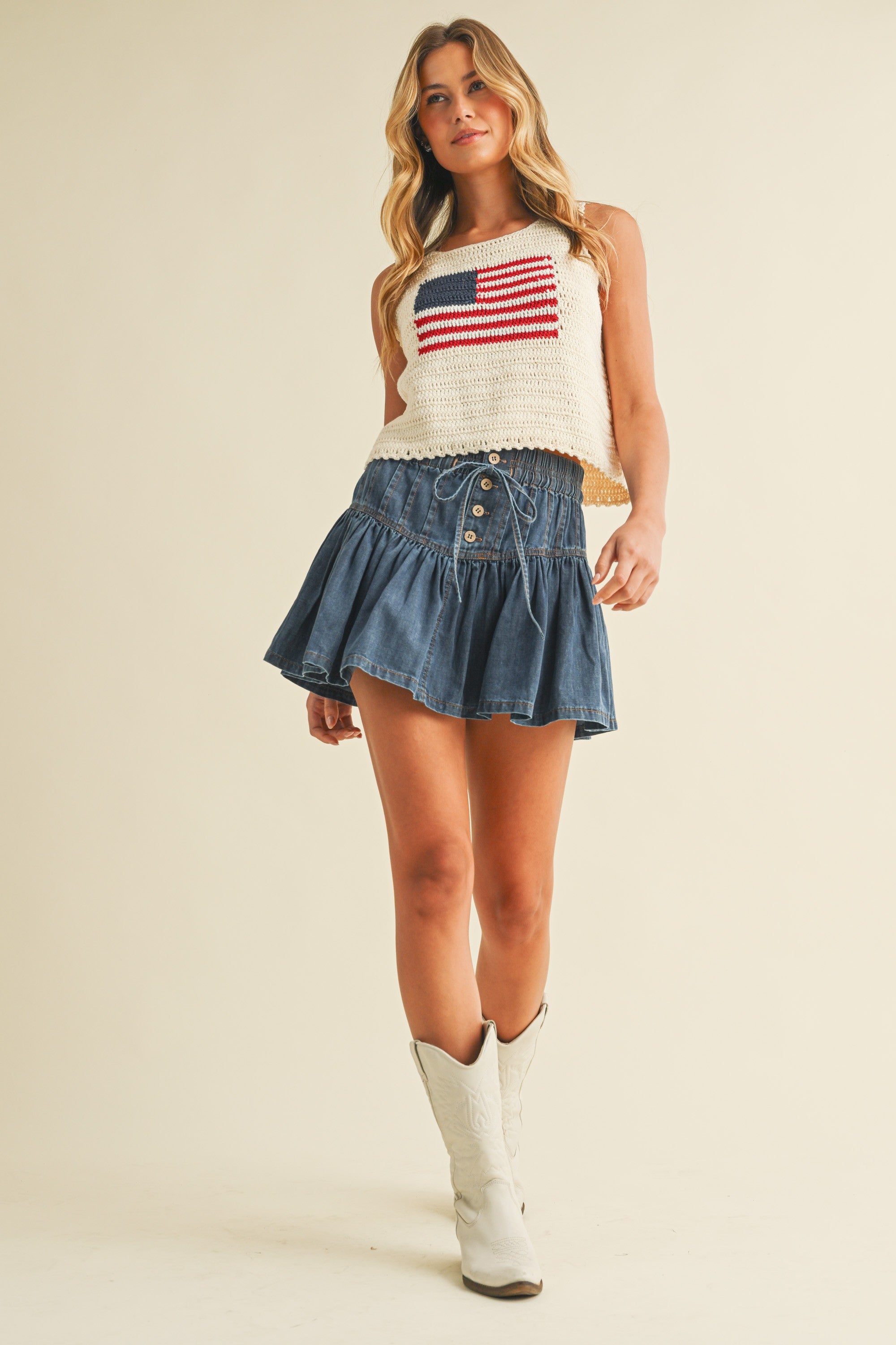 America Knit Tank