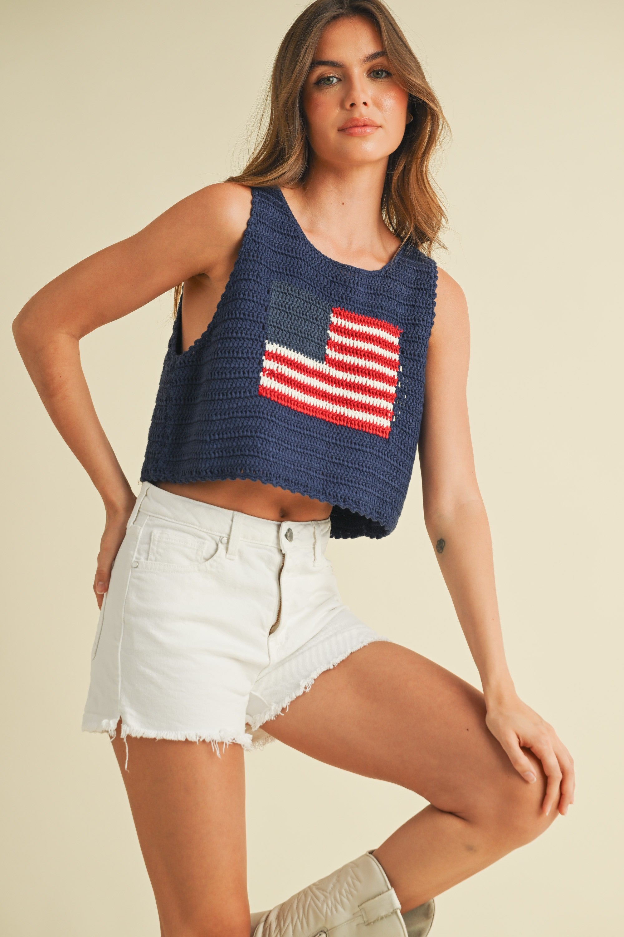America Knit Tank